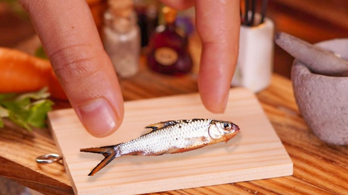 How to cook Miniature Spicy Fish | Miniature Fish Food Recipes Compilation | Tiny Cakes