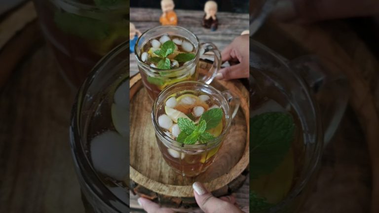 Iced Tea Lemonade 🍵 #recipe #TulikasKitchen89 #shorts #youtubeshorts #ytshorts #trending #food