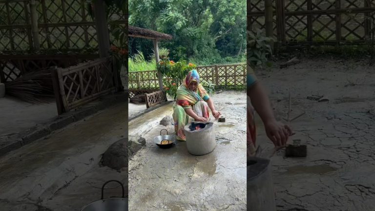 গ্রামের আপার মাছ ধরে রান্না করা।#village #villagelife #cooking #shorts