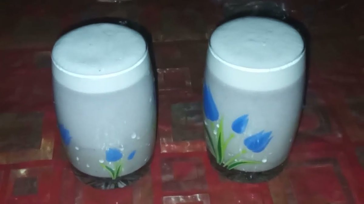 Blueberry Milk Rice Flakes Smoothie | Frozen Blueberry Smoothie | Healthy Blueberry Smoothie 1943