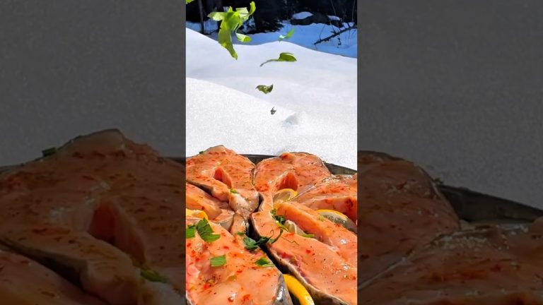 Cooking trout fish in nature #food #outdoorcooking #camping #cooking #fish #fishing