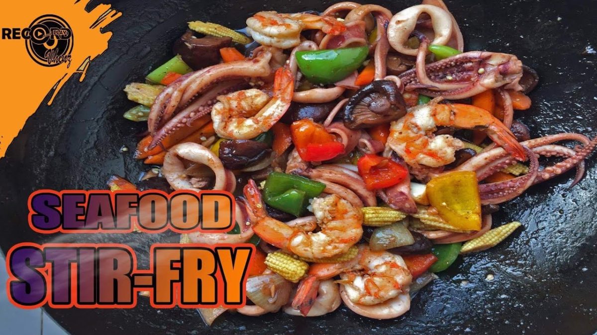 SEAFOOD STIR-FRY | SEAFOODS RECIPE | seafoods stirfry with veggies | Panlasang pinoy