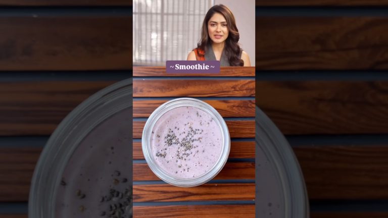 Trying Mrunal Thakur’s Smoothie Recipe