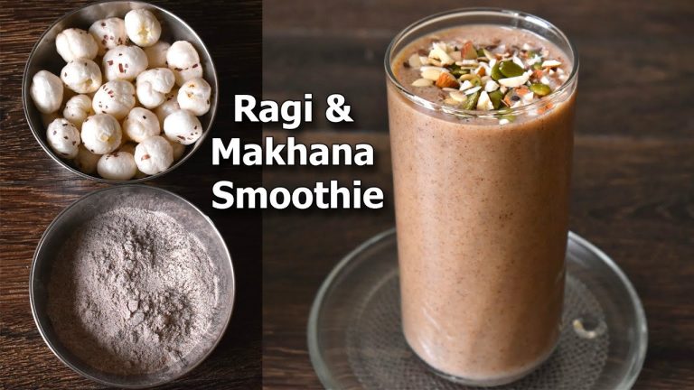 Ragi & Makhana Smoothie | Ragi Breakfast Smoothie | Healthy Breakfast  Smoothie