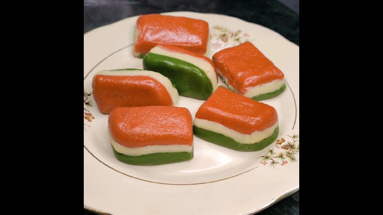 Tricolour Sweet Recipe | Independence Day Special 🇮🇳 | Tiranga Sweet