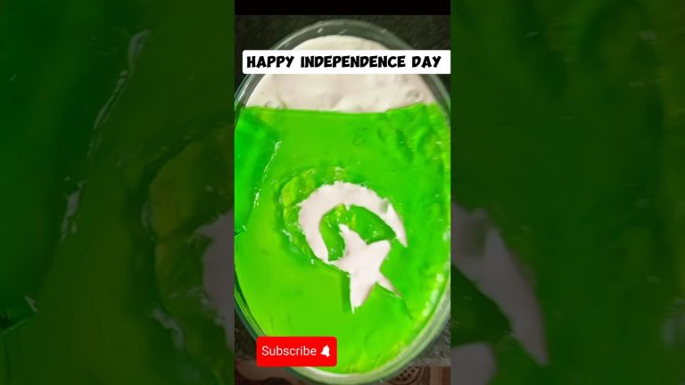 14 August Dessert | Independence day Dessert | Pakistan Zindabad | Flag Custard | Flag Trifle |