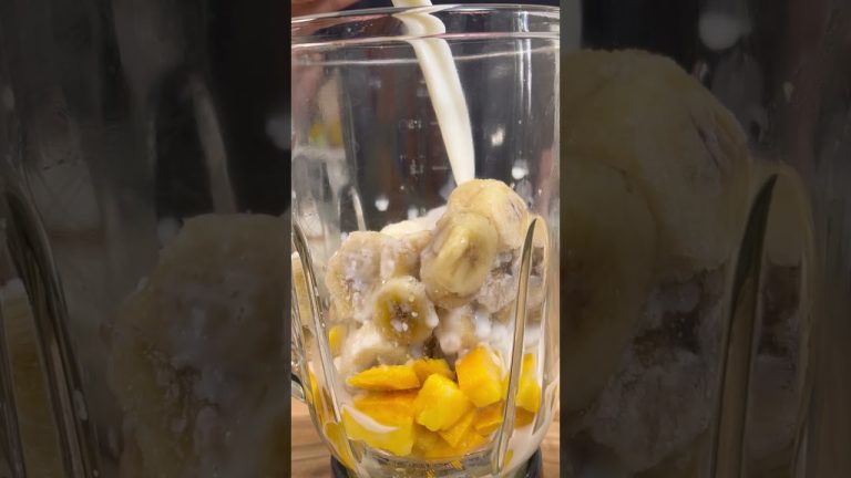 5-ingredients Healthy Mango Smoothie 😋 | diet & healthy recipes