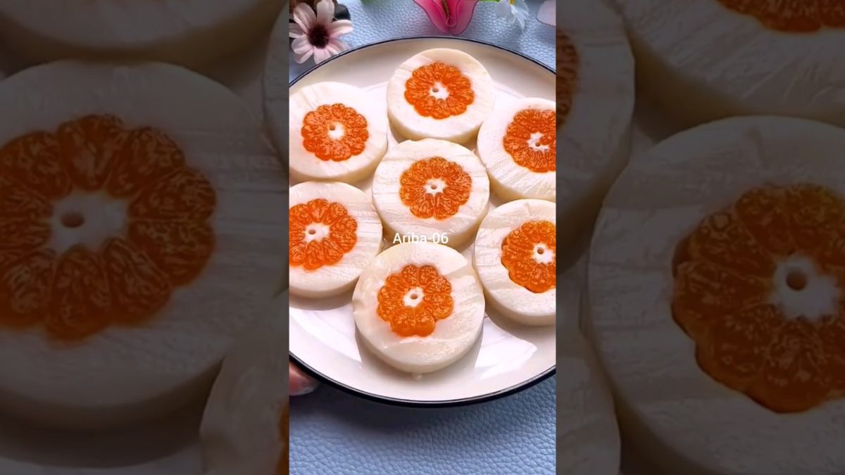 কমলার তৈরি ইয়ামি ডিজার্ট#orange dessert recipes #shorts. #Dessrts#youtubeshorts #food#ariba-06.