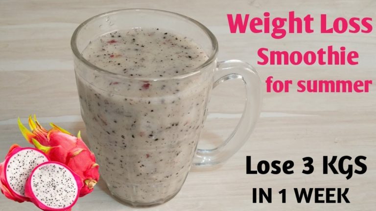Summer weight loss drink: Dragon fruit smoothie  | Healthy Smoothie Recipe for weight loss |