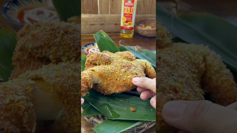Gà chiên nguyên con giòn rụm luôn #tuyensaphia #food