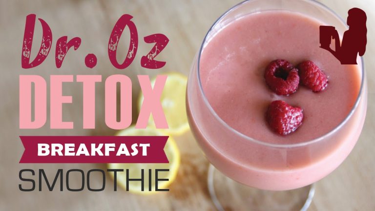 Dr Oz 3 Day Detox Breakfast Smoothie Drink by Blender Babes