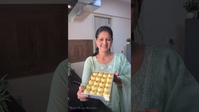 Itni sundar mithai ghar me bnai !! #shorts #bristihomekitchen #rakshabandhanspecial
