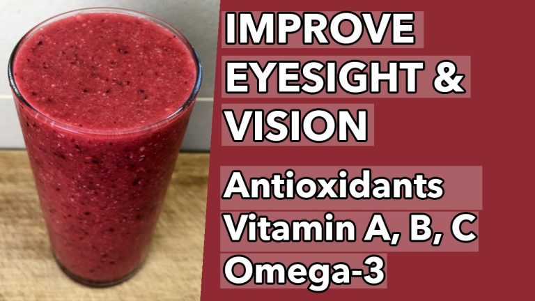 Home Remedy To Improve Eyesight And Get Better Vision | Drink This Smoothie Recipe In The Morning