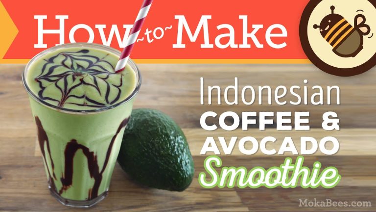 Indonesian Coffee Avocado Smoothie – Es Alpukat Recipe