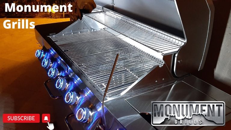 LED Stainless Steel BBQ DIY Build Monument Grill 6 burner Awesome #monument #bbq #monumentgrills 🎁