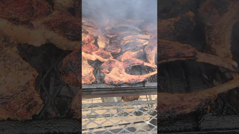 grilling lamb chops: the sizzling sound is so satisfying | 5thwheelBBQ