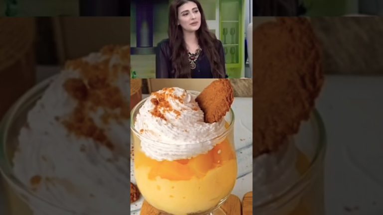 😧Sharmeen Ali ki secret dessert Recipe|how to make dessert| #shorts #youtubeshorts #viralvideo#food