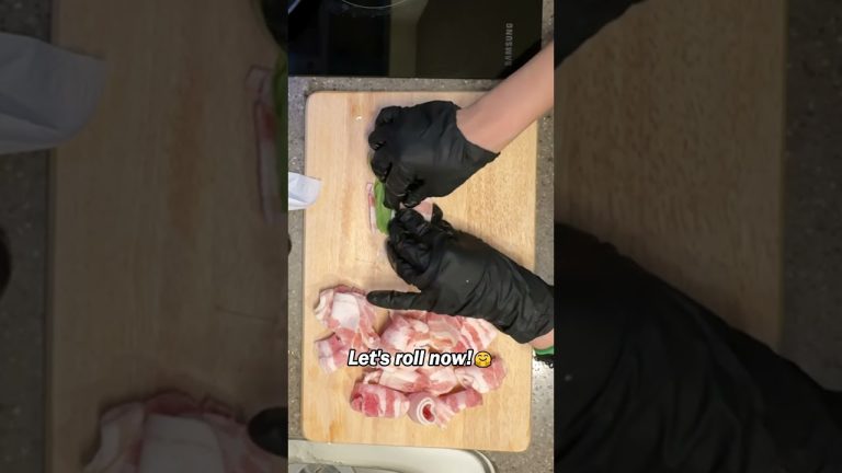 😋 Flavorful Pork Veggie Rolls with a Korean Bibimbap Twist 🌶️