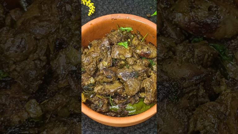 Best Liver Fry Recipe! | Liver Masala |Chicken liver fry #shorts #easyrecipe #snacksrecipe