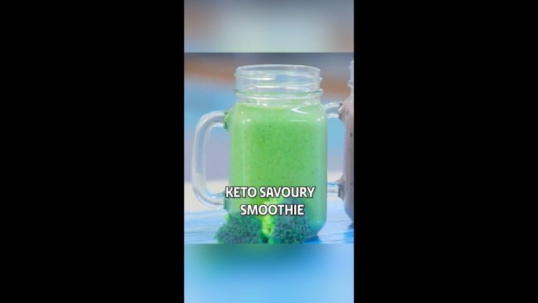 How to make Keto Savoury Smoothie | Healthy & Tasty shakes recipe | Breakfast shake #shorts #keto