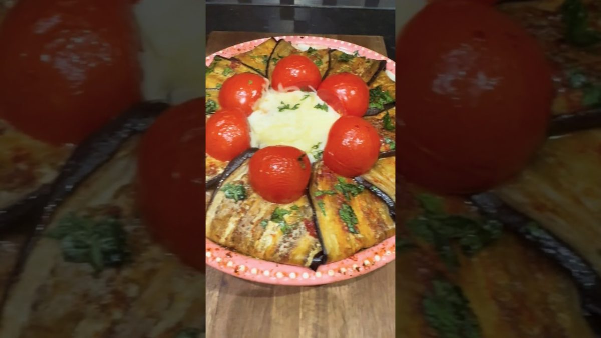 Stuffed Eggplant with Rice & Pork #food #youtubeshorts #shorts #viralvideo #shortvideo #foryou #fyp