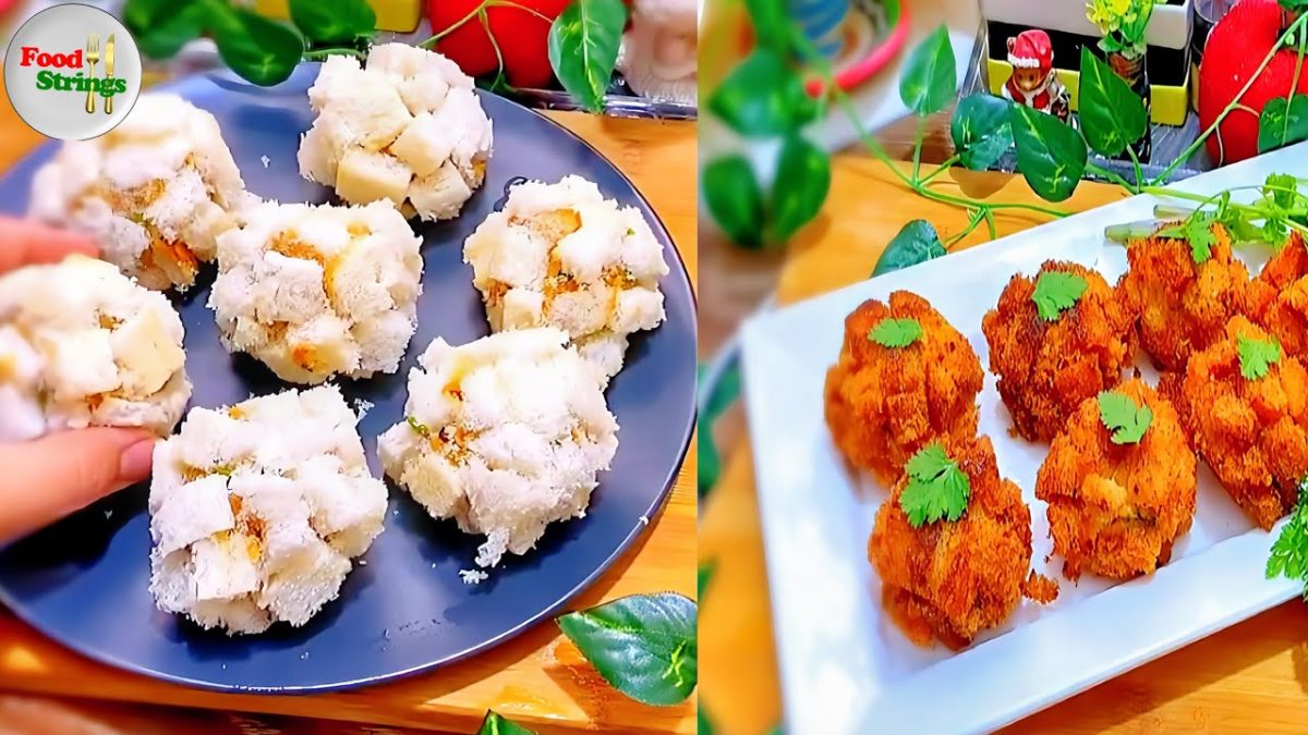 New Snacks Recipe | Chicken Bread Balls| Evening Snack Fry Recipe | Healthy Snacks 2024|