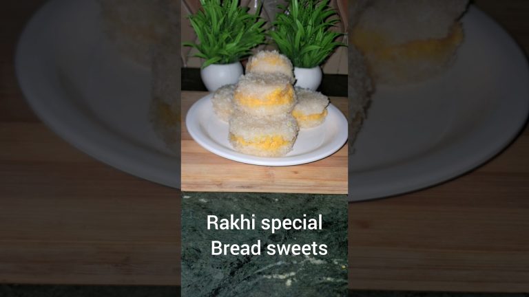 Rakhi special bread sweets… #cooking #youtube #ytshorts #shorts
