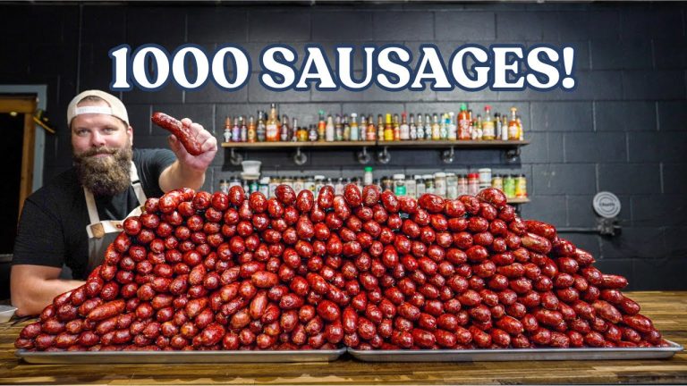 Sausage Making For 1000 People! | Chuds BBQ