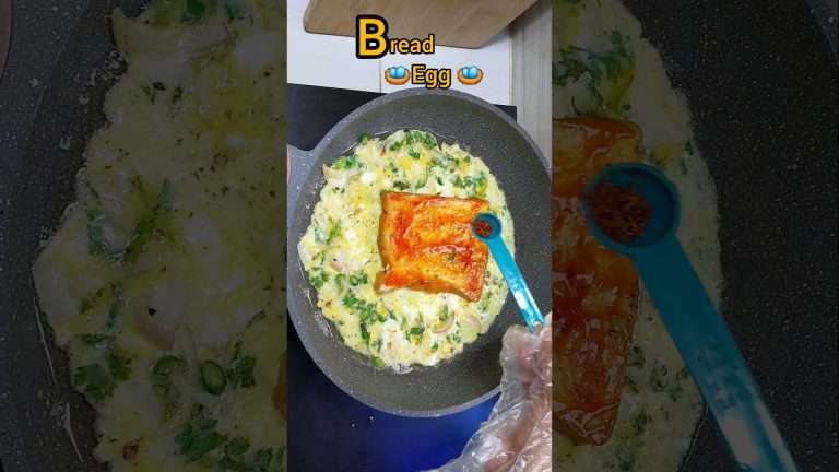 5 minute bread egg recipe😱🔥#shorts #shortsfeed #cooking #viralshorts