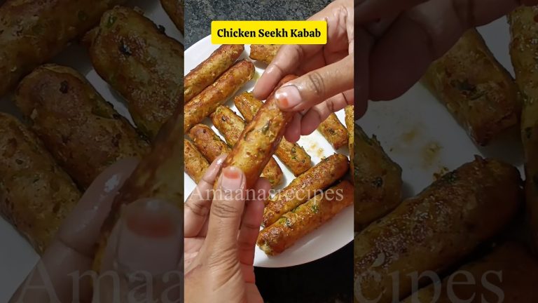 How to Make Perfect Chicken Seekh Kabab at Home | Homemade Chicken Seekh Kabab Recipe | #shorts