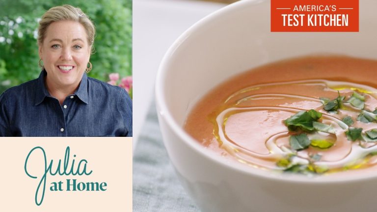 How to Turn Fresh Tomatoes into the Tomato-iest Soup | Julia At Home (S5 E8)