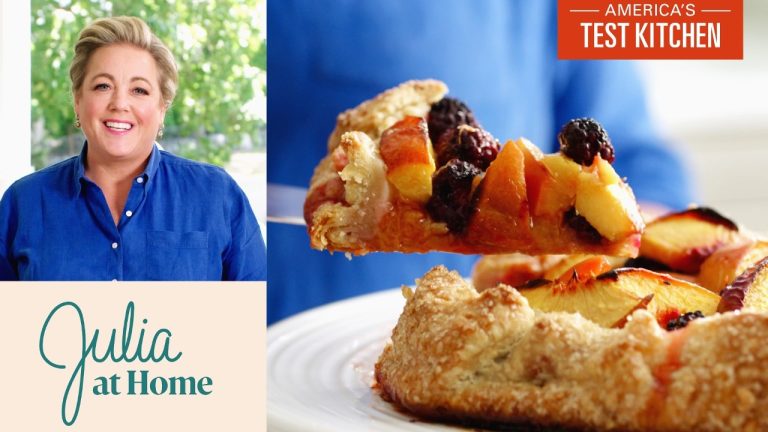 Easy Summer Dessert (Nectarine and Blackberry Tart) | Julia At Home (S4 E4)