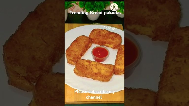 Trending Bread Pakoda Recipe #shorts#snacks #healthy#viral#recipes