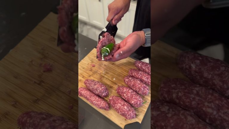 Brat Jalapeno Poppers on the Traeger Grill