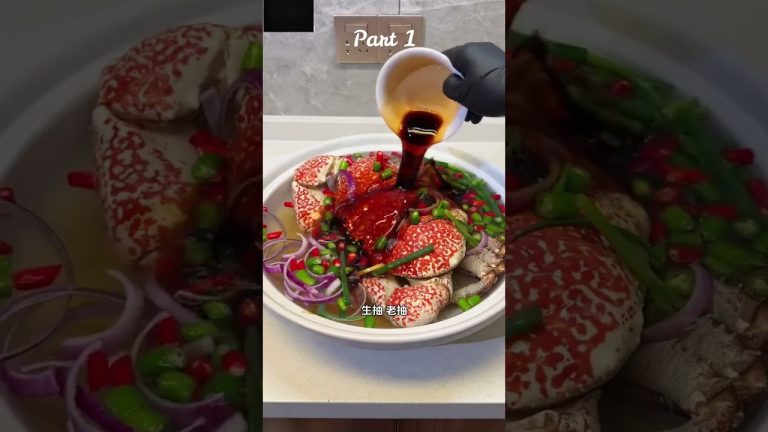 😘Chinese crab recipe #fishlover #healthyeating #healthylifestyle #cooking #fishrice #foodiee