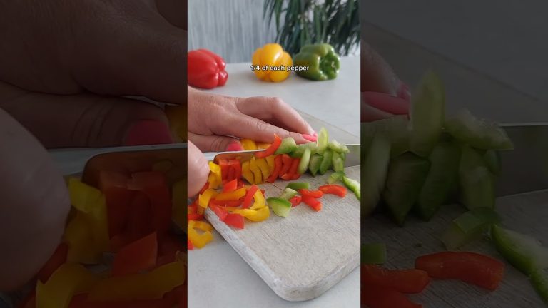 Chicken Fajita Pasta 😋#shorts