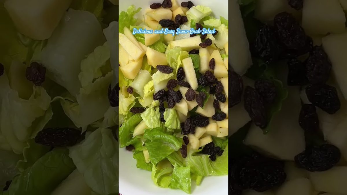 How to Make Easy Delicious Crab Salad #food #recipe #healthy #foodshorts #seafood #short #highlight