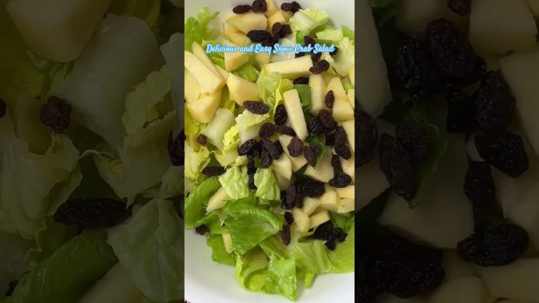 How to Make Easy Delicious Crab Salad #food #recipe #healthy  #foodshorts #seafood #short #highlight
