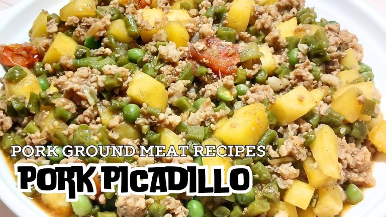 Pork ground meat Recipes | Picadillo | Pork Giniling Recipe