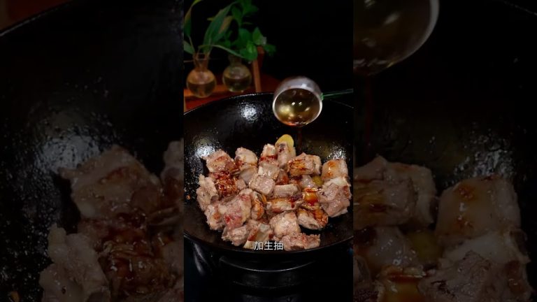 香辣焦香排骨，超级美味的生炒做法，让你的餐桌更丰盛！#香辣排骨 #家常菜 #美食享受 #家常菜做法 #一起學做菜 #家常菜 #烹飪 #美食 #料理 #美食教程