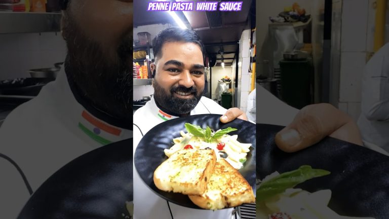 White Sauce Pasta Easy and Simple Pa Recipes #youtubeshorts #shorts #viral