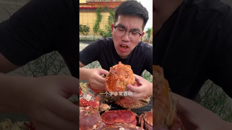 Good crab, delicious crab meat, good full crab meat #food #seafood #seafoodrecipes #crab #goodcrab