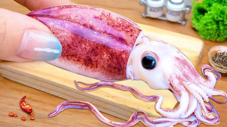 Luscious Tiny Seafood Bento Japanese Style 🦑 Most Favorite Seafood Recipes By Petite Cooking 🦑