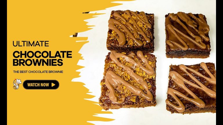 Best Chocolate Brownies | Ultimate Chocolate Brownie Recipe | Chocolate Dessert