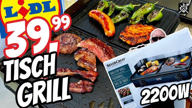 LIDL 39 Euro Tischgrill 2200 W im Test – 030 BBQ
