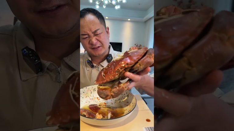 Good crab, delicious crab meat, delicious to eat #seafood #seafoodrecipes #crab #cooking