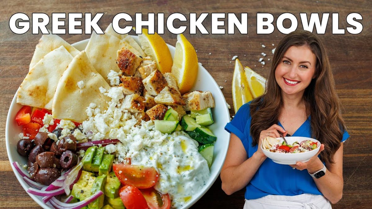 Easy Greek Chicken Salad Bowl Recipe – Delicious and Healthy!