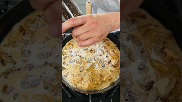 Klassiker mit Hannes: Cremig, cremiger, Champignon-Rahmsauce! 🍄‍🟫