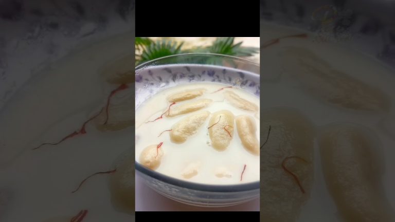 মাত্র ১০ টাকার প্যাকেট দুধে বানাও নরম তুলতুলে পারফেক্ট রসমালাই instant rasmalai 😳🤩#food #shorts