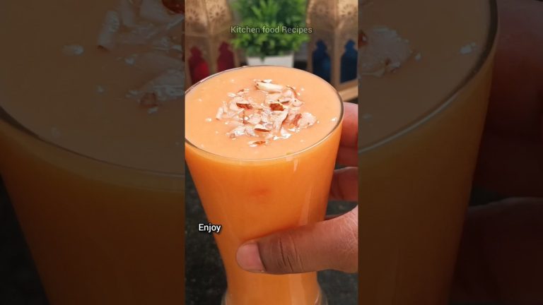 Healthy Fruit milkshake | Healthy Papaya Shake |